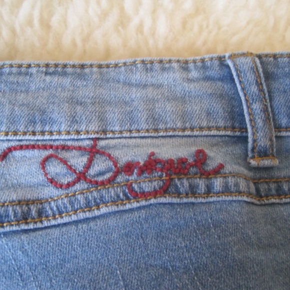 Desigual Ethnic Ankle Denim Jeans - Picture 7 of 13